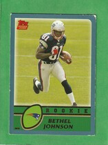 2003 Topps Base Set #374 Bethel Johnson