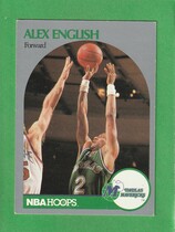 1990 NBA Hoops Hoops #407 Alex English