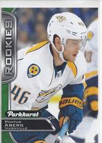 2016 Upper Deck Parkhurst #337 Pontus Aberg
