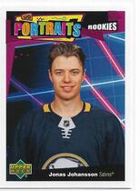 2020 Upper Deck Portraits Series 2 #P-92 Jonas Johansson