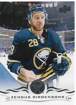 2018 Upper Deck Base Set #22 Zemgus Girgensons