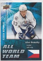 2009 Upper Deck All World #AW23 Ales Hemsky