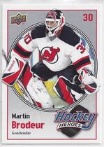 2009 Upper Deck Hockey Heroes Martin Brodeur #HH15 Martin Brodeur