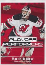 2009 Upper Deck Playoff Performers #PP9 Martin Brodeur
