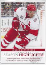 2009 Upper Deck Season Highlights #SH7 Henrik Zetterberg