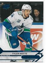 2020 Upper Deck Overtime Blue Foil #89 Tyler Motte