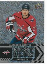 2020 Upper Deck Overtime Next In Line #NL-17 Alexander Alexeyev