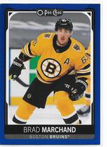 2021 Upper Deck O-Pee-Chee OPC Blue Border #18 Brad Marchand