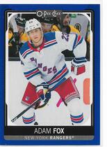 2021 Upper Deck O-Pee-Chee OPC Blue Border #20 Adam Fox