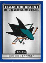 2021 Upper Deck O-Pee-Chee OPC Blue Border #574 San Jose Sharks