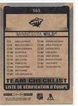 2021 Upper Deck O-Pee-Chee OPC #565 Minnesota Wild
