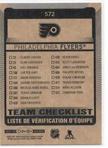 2021 Upper Deck O-Pee-Chee OPC #572 Philadelphia Flyers