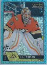 2016 Upper Deck O-Pee-Chee OPC Platinum Ice Blue Traxx #74 John Gibson
