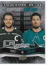 2022 Upper Deck MVP Encounters on Ice #EI-16 Anze Kopitar|Logan Couture