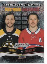 2022 Upper Deck MVP Encounters on Ice #EI-7 Brendan Gallagher|David Pastrnak