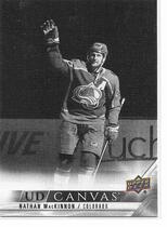 2022 Upper Deck UD Canvas Black & White #C21 Nathan Mackinnon