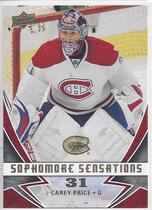 2008 Upper Deck Sophomore Sensations #SS3 Carey Price