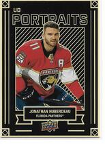 2022 Upper Deck UD Portraits #P-11 Jonathan Huberdeau