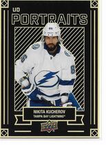 2022 Upper Deck UD Portraits #P-12 Nikita Kucherov