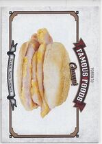 2015 Upper Deck Champs Famous Foods #FF-3 Peameal Bacon Sandwich