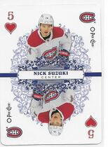 2022 Upper Deck O-Pee-Chee OPC Playing Cards #5H Nick Suzuki