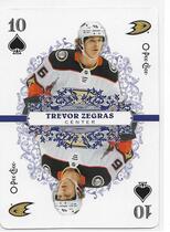 2022 Upper Deck O-Pee-Chee OPC Playing Cards #10S Trevor Zegras