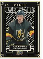 2022 Upper Deck UD Portraits Series 2 #P-44 Kaedan Korczak