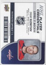 2018 Upper Deck MVP NHL Player Credentials Level 1 #NHL-KU Evgeny Kuznetsov