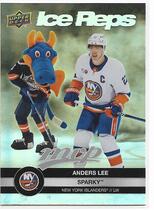 2023 Upper Deck MVP Ice Reps #IR-12 Anders Lee|Sparky The Dragon