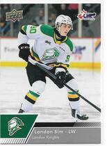 2022 Upper Deck CHL #4 Landon Sim
