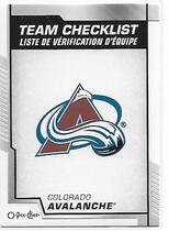 2020 Upper Deck O-Pee-Chee OPC #558 Colorado Avalanche