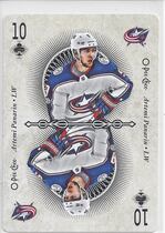 2018 Upper Deck O-Pee-Chee OPC Playing Cards #10C Artemi Panarin