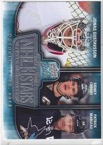 2014 Upper Deck MVP 2013-14 NHL Three Stars Player of the Week #3SW Jonas Gustavsson|Patrick Marleau|Sidney Crosby