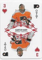 2023 Upper Deck O-Pee-Chee OPC Playing Cards #3H Carter Hart