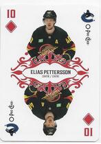 2023 Upper Deck O-Pee-Chee OPC Playing Cards #10D Elias Pettersson