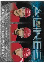 2024 Upper Deck A-Lines #AL-11 Alex Debrincat|Dylan Larkin|Lucas Raymond