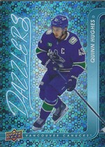 2024 Upper Deck Dazzlers Blue Series 2 #DZ-62 Quinn Hughes