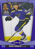 2024 Upper Deck O-Pee-Chee OPC Blue Border #59 Oskar Sundqvist