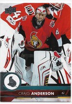 2017 Upper Deck Base Set Series 2 #380 Craig Anderson