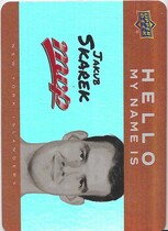 2025 Upper Deck MVP Hello My Name Is Stickers #HNI-17 Jakub Skarek