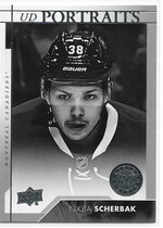 2017 Upper Deck UD Portraits Series 2 #P-62 Nikita Scherbak