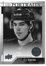 2017 Upper Deck UD Portraits Series 2 #P-105 Filip Chytil