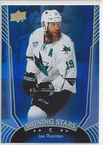 2016 Upper Deck Shining Stars Blue #SS-25 Joe Thornton