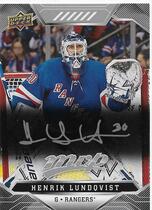 2019 Upper Deck MVP Silver Script #201 Henrik Lundqvist