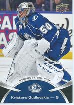2015 Upper Deck AHL #103 Kristers Gudlevskis