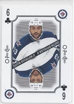2016 Upper Deck O-Pee-Chee OPC Playing Cards #6 - Clubs: Dustin Byfuglien
