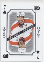 2016 Upper Deck O-Pee-Chee OPC Playing Cards #7 - Spades: Claude Giroux