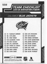 2020 Upper Deck O-Pee-Chee OPC #559 Columbus Blue Jackets