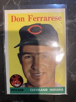 1958 Topps Base Set #469 Don Ferrarese