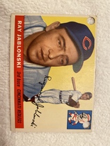1955 Topps Base Set #56 Ray Jablonski